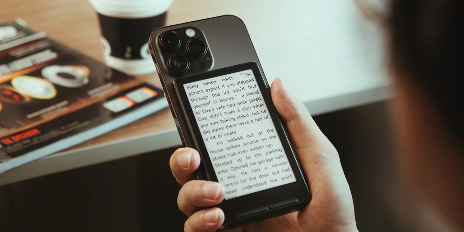 This tiny new MagSafe e-reader attaches directly to your iPhone