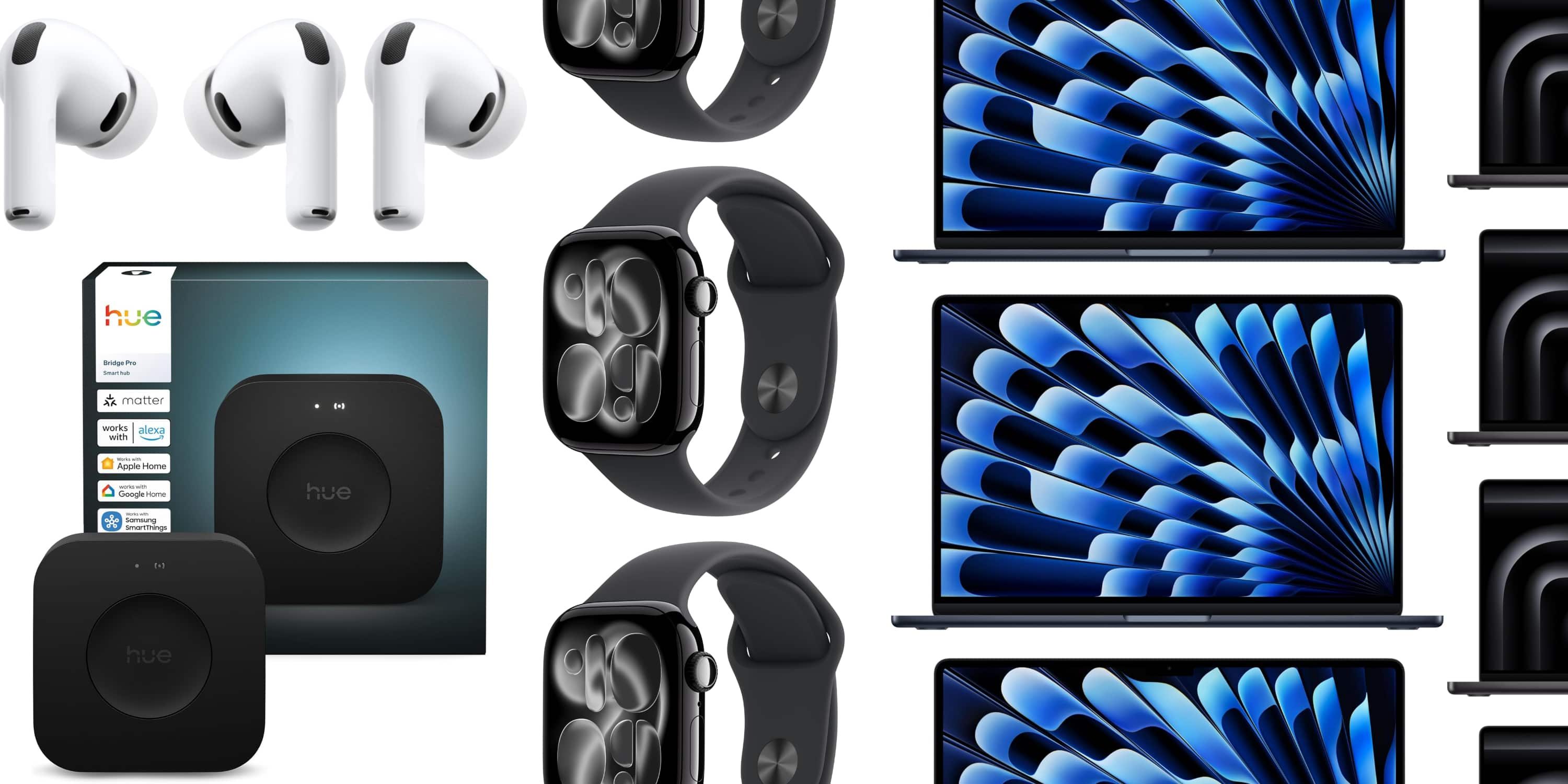 Скидки: MacBook Pro M5 до $350 от первоначальной цены, MacBook Air M5 на $180 дешевле, Hue Bridge Pro, устройства CarPlay и другое
