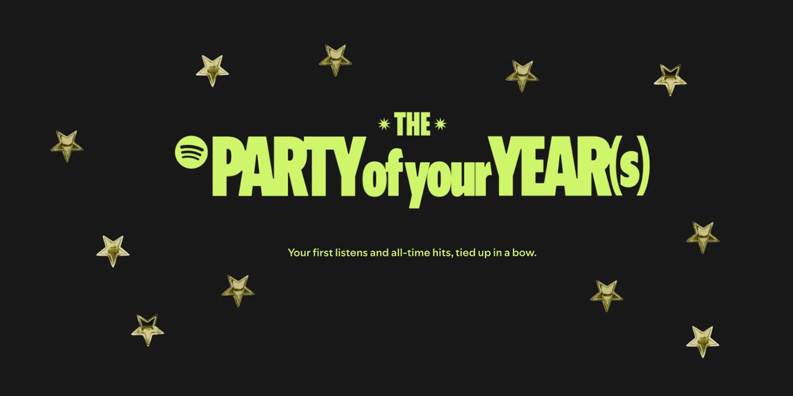 photo of Spotify Party of the Year(s) is your all-time Spotify Wrapped image