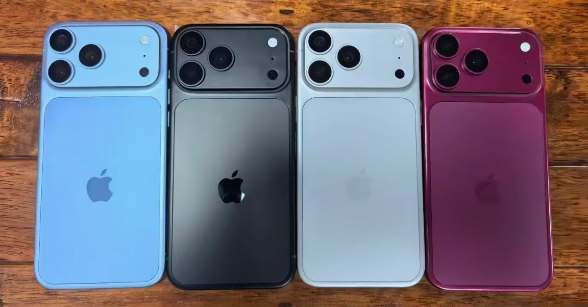 iPhone 18 Pro dummy units reveal four color options [Gallery] - 9to5Mac