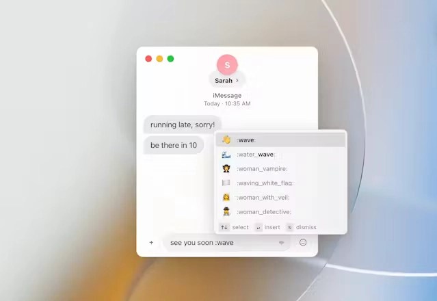 Mojito zdarma pro Mac zjednodušuje psaní emoji