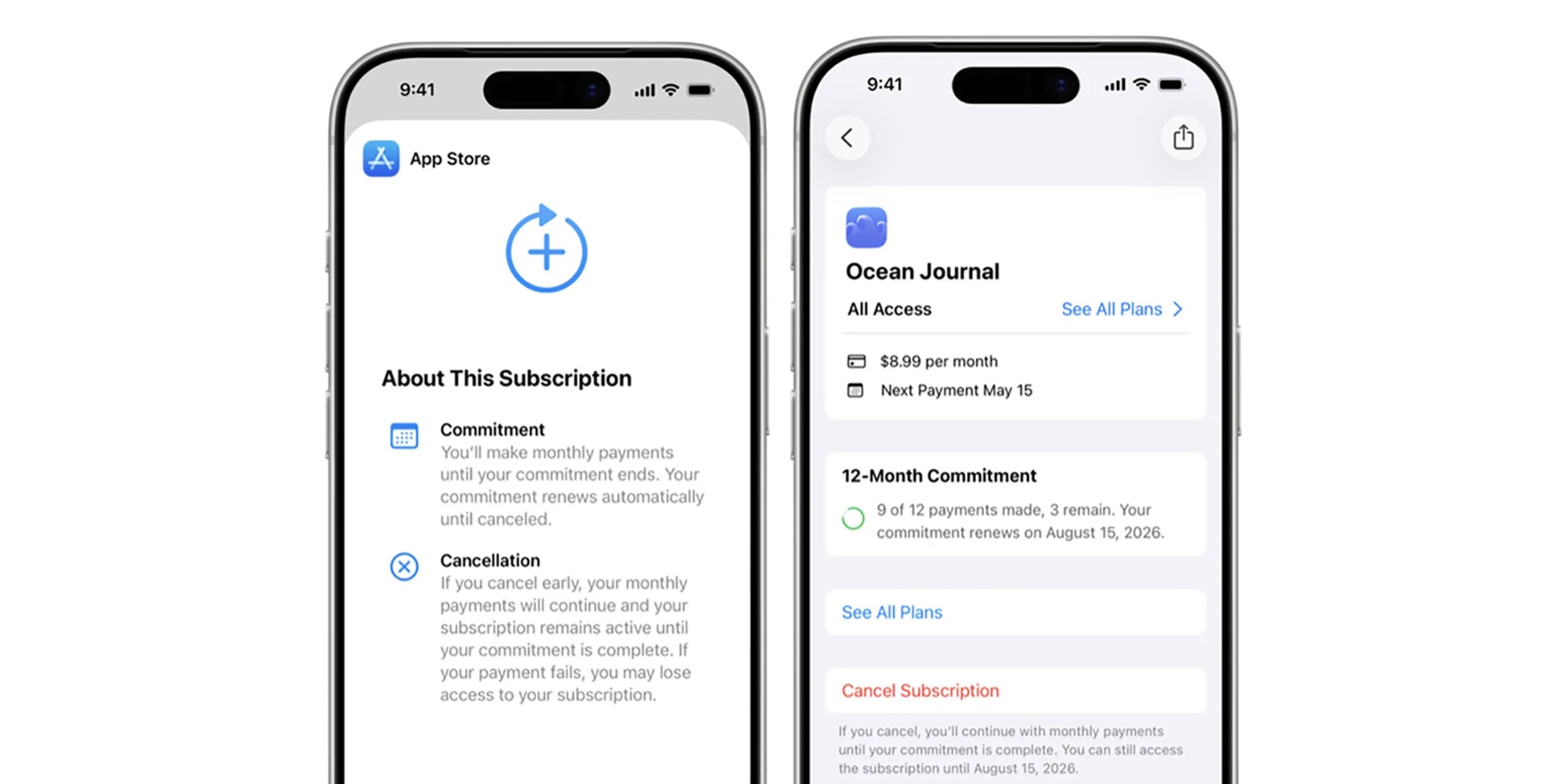 Apple launches monthly subscriptions with 12-month commitment on App ...