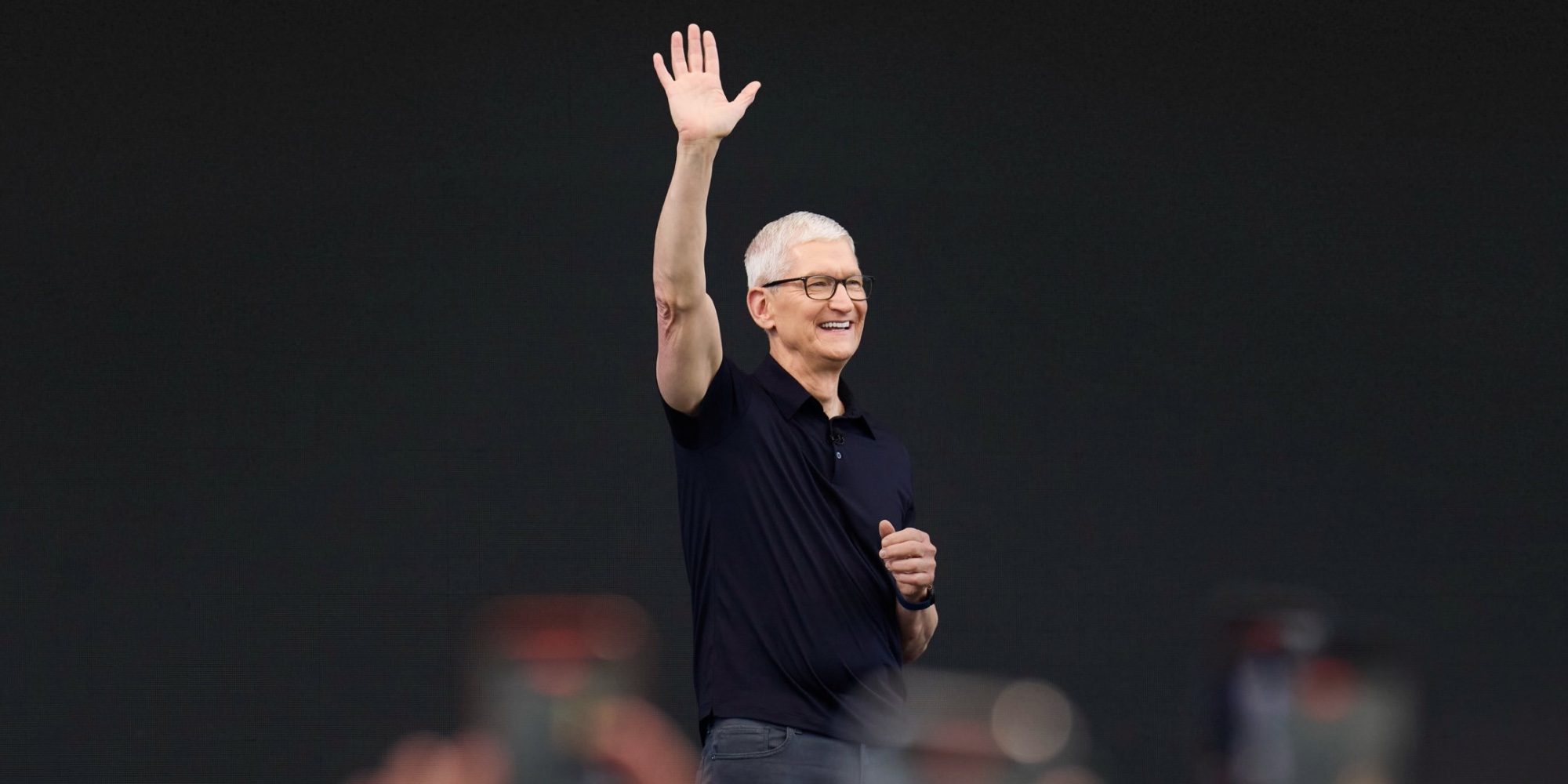 photo of Tim Cook attends Sun Valley Conference alongside Eddy Cue image