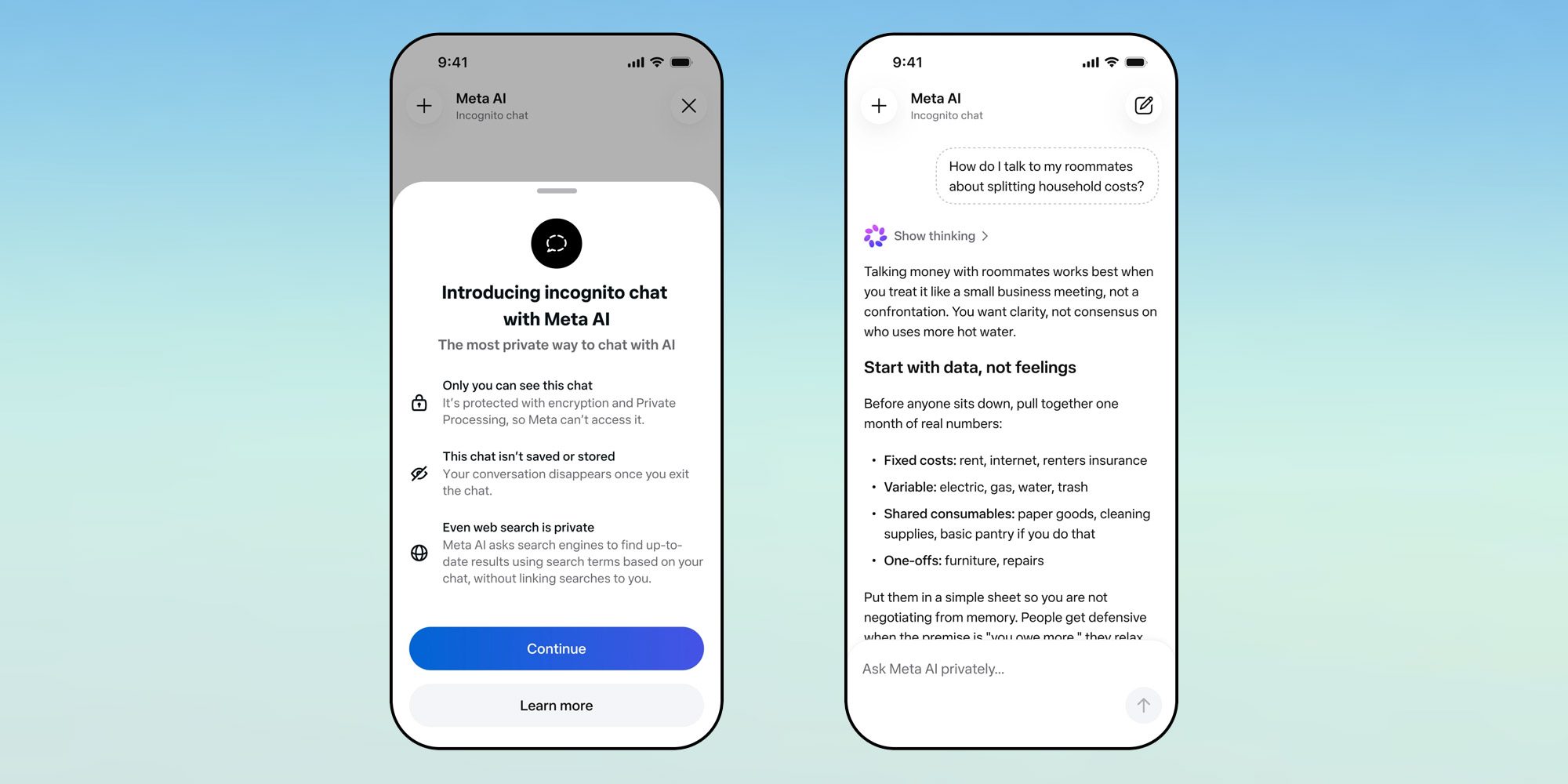 photo of WhatsApp now lets you have incognito conversations with Meta AI image