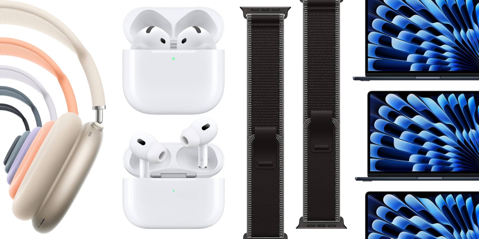 Deals: AirPods Pro 3, AirPods Max 2, Apple Watch from $219, black Trail Loop, MacBook Air, more