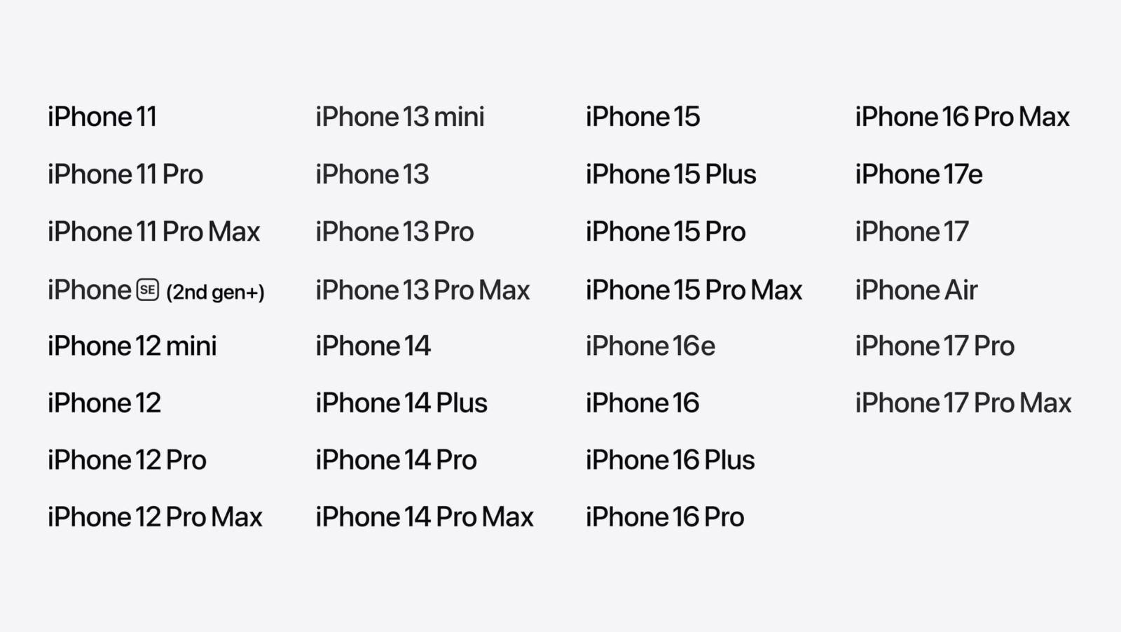 iOS 27: Here are all the compatible iPhone models