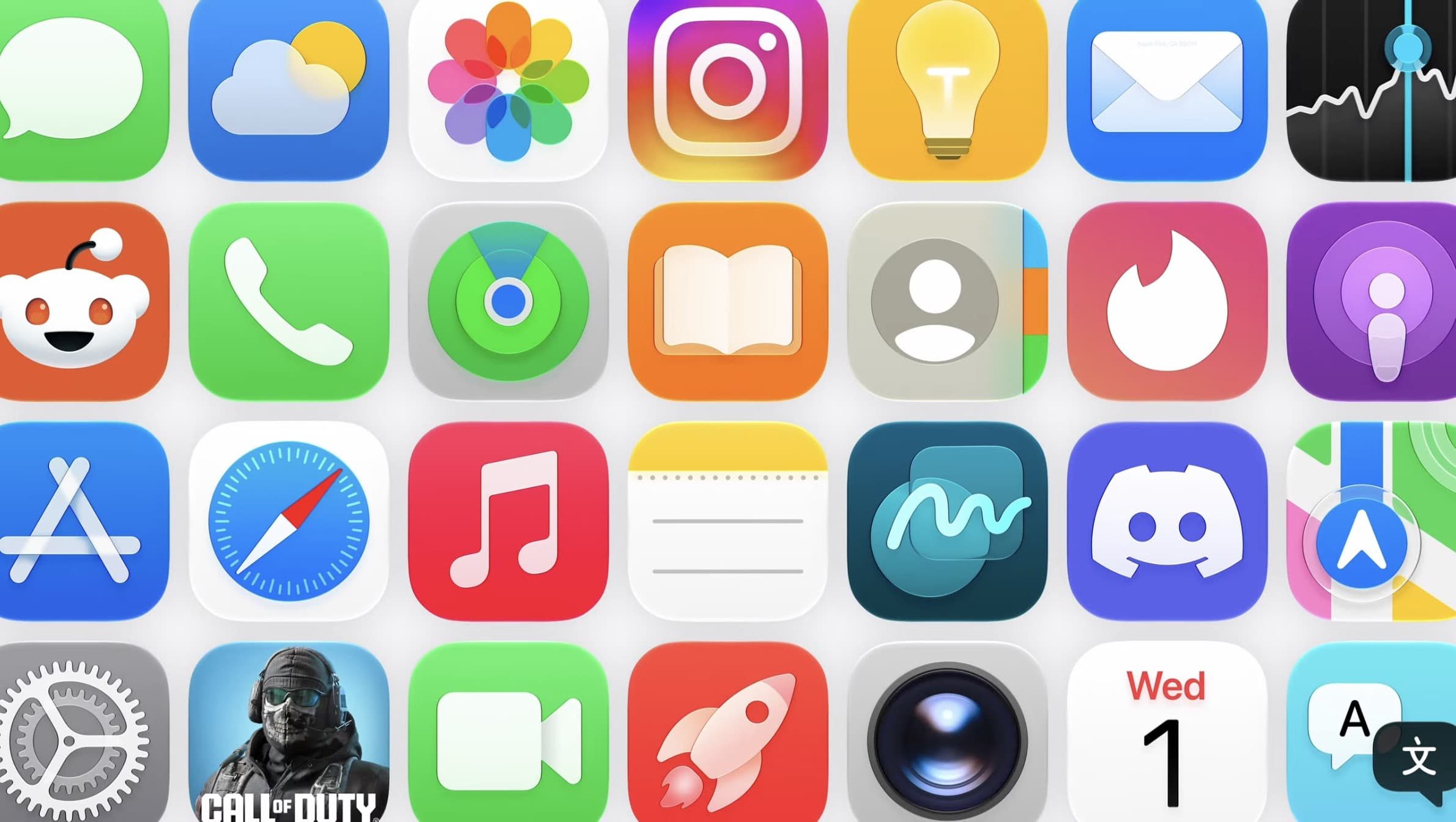 iOS 27 has new app icon designs for many iPhone apps