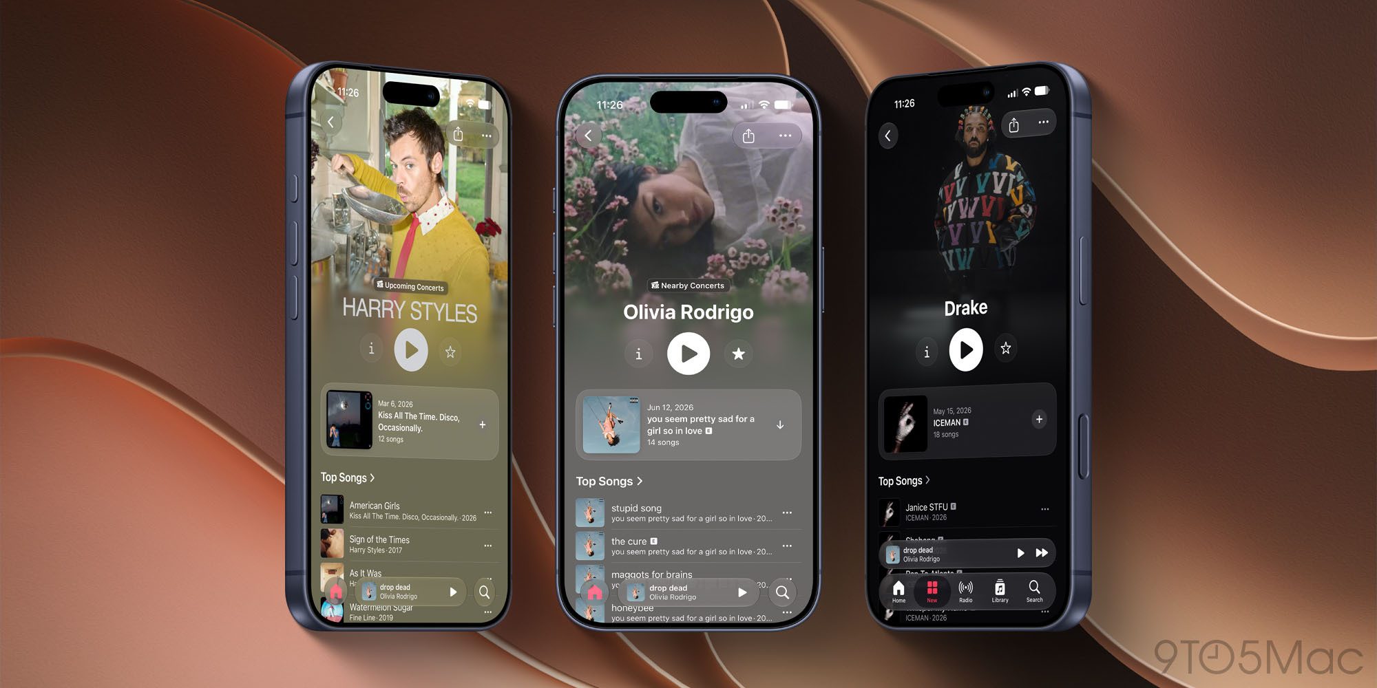 photo of Apple Music in iOS 27 introduces new design changes in two key areas image