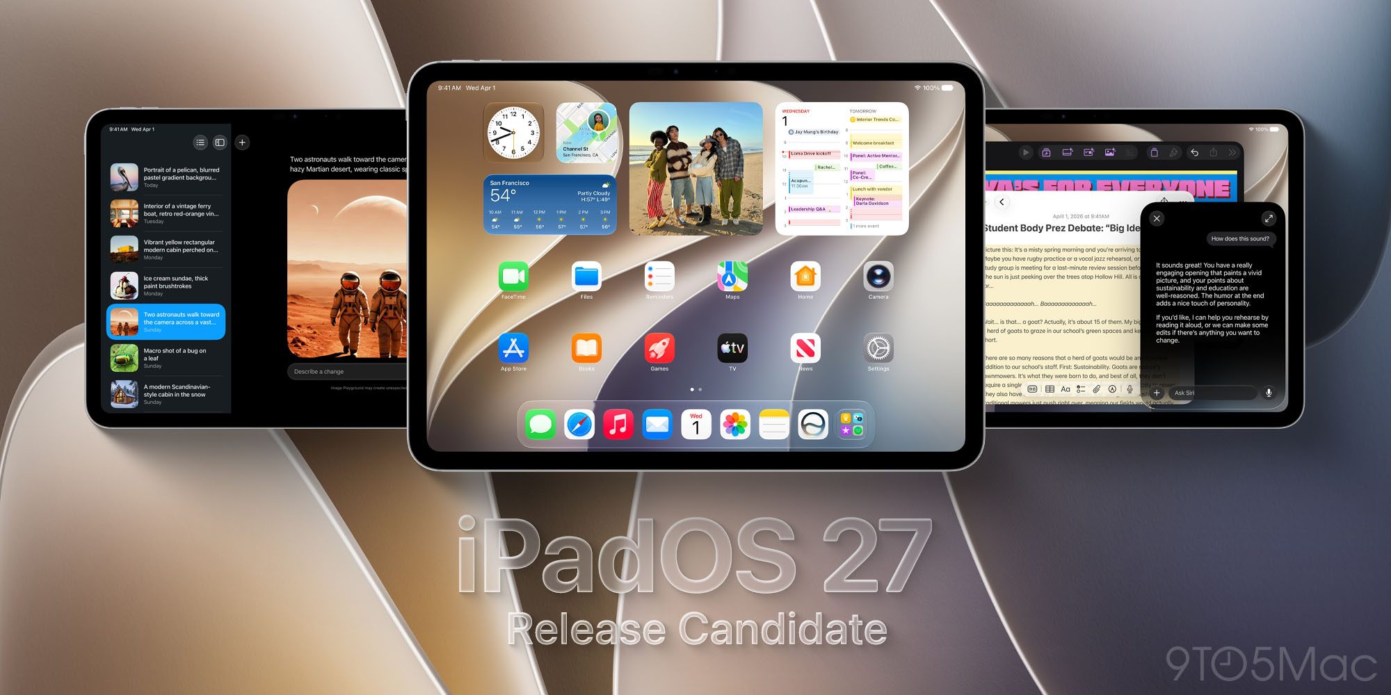 photo of Apple releases iPadOS 27 RC, plus watchOS 27 and more image