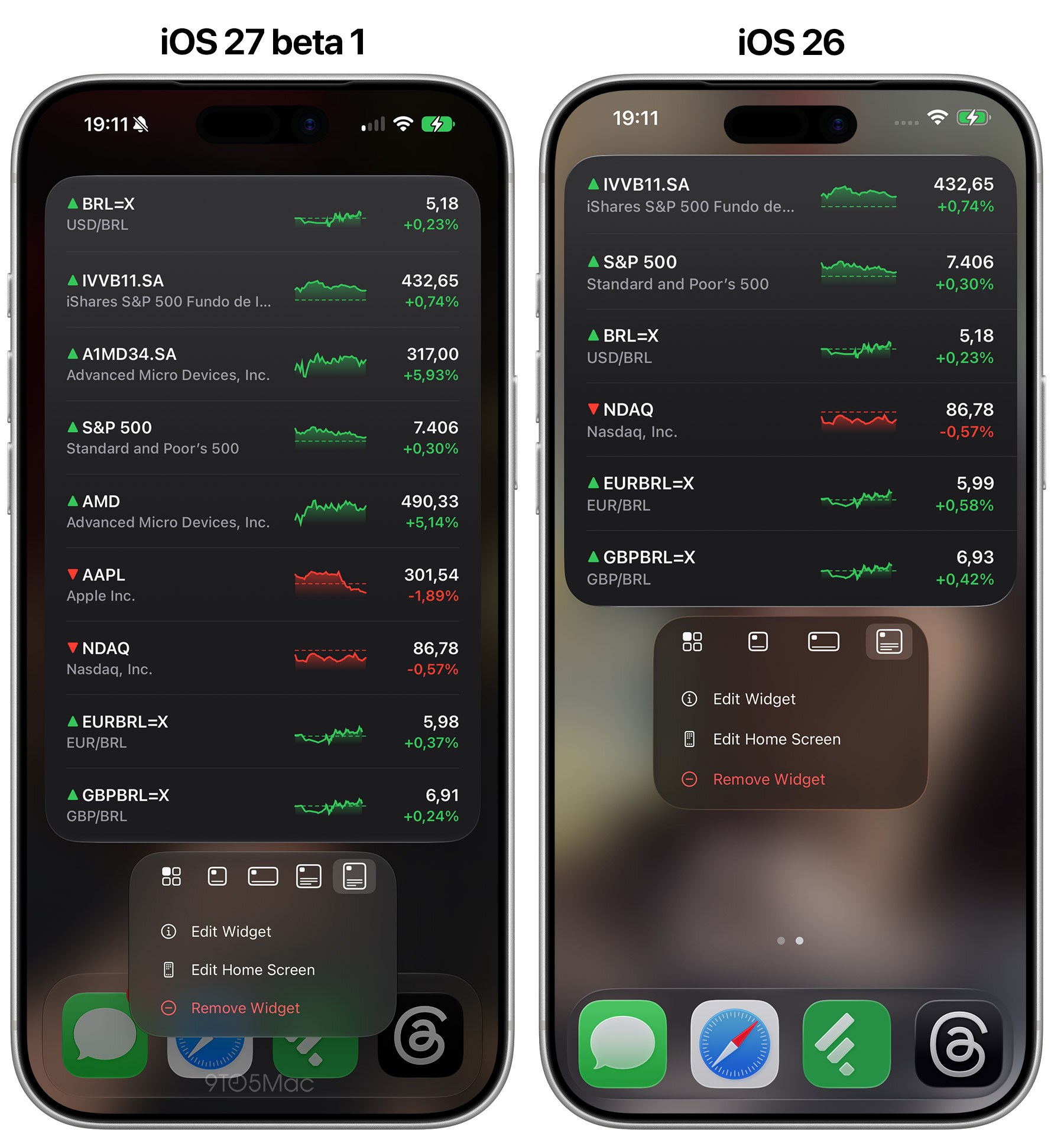 iOS 27 adds extra-large widgets for your extra-large needs - 9to5Mac