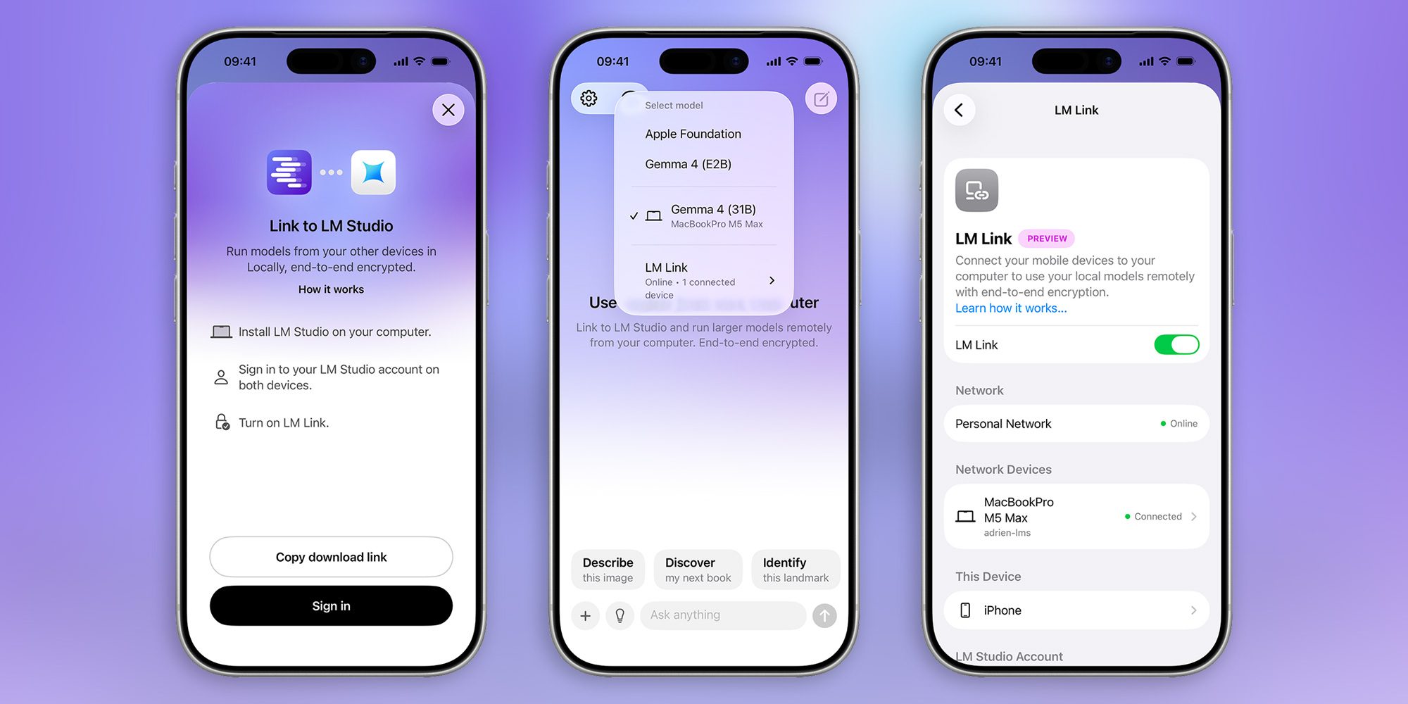 photo of LM Studio now lets you use your iPhone to talk to local models on your Mac image