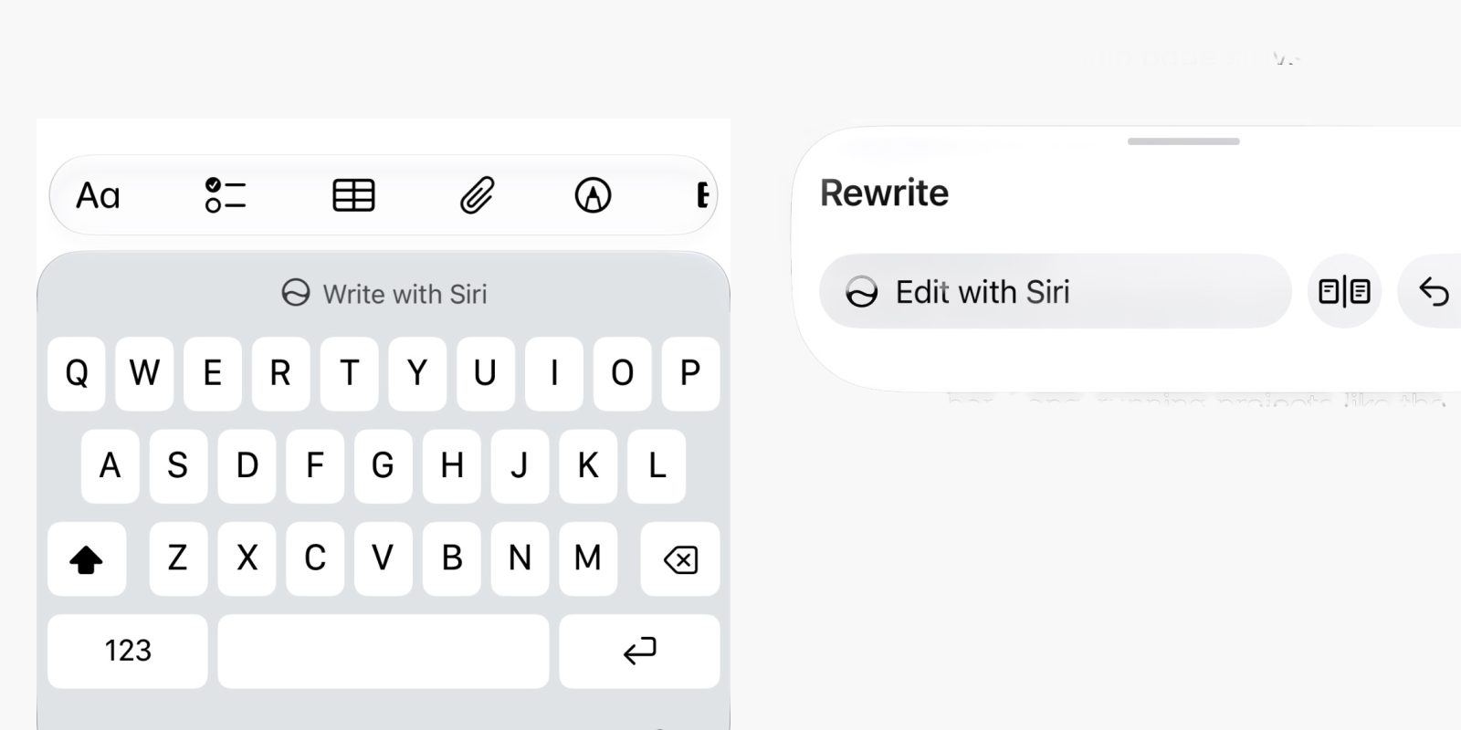 iOS 27 beta 2 includes Write with Siri, the new version of Apple Intelligence writing tools