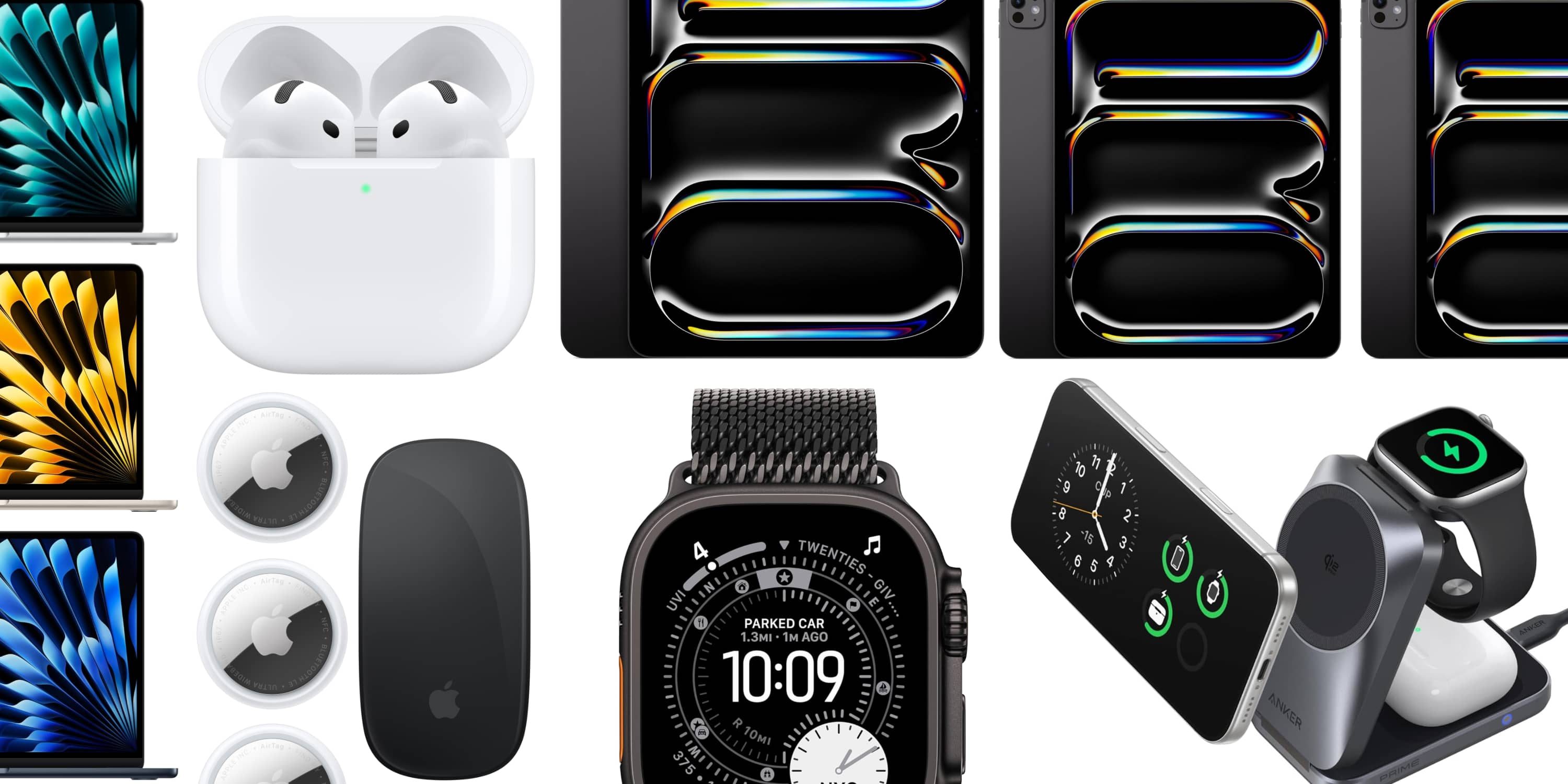 Скидки: M5 iPad Pro дешевле на $420, AirTag 2 от $22 за штуку, Apple Watch Ultra 3, зарядные устройства Anker 25W MagSafe и многое другое
