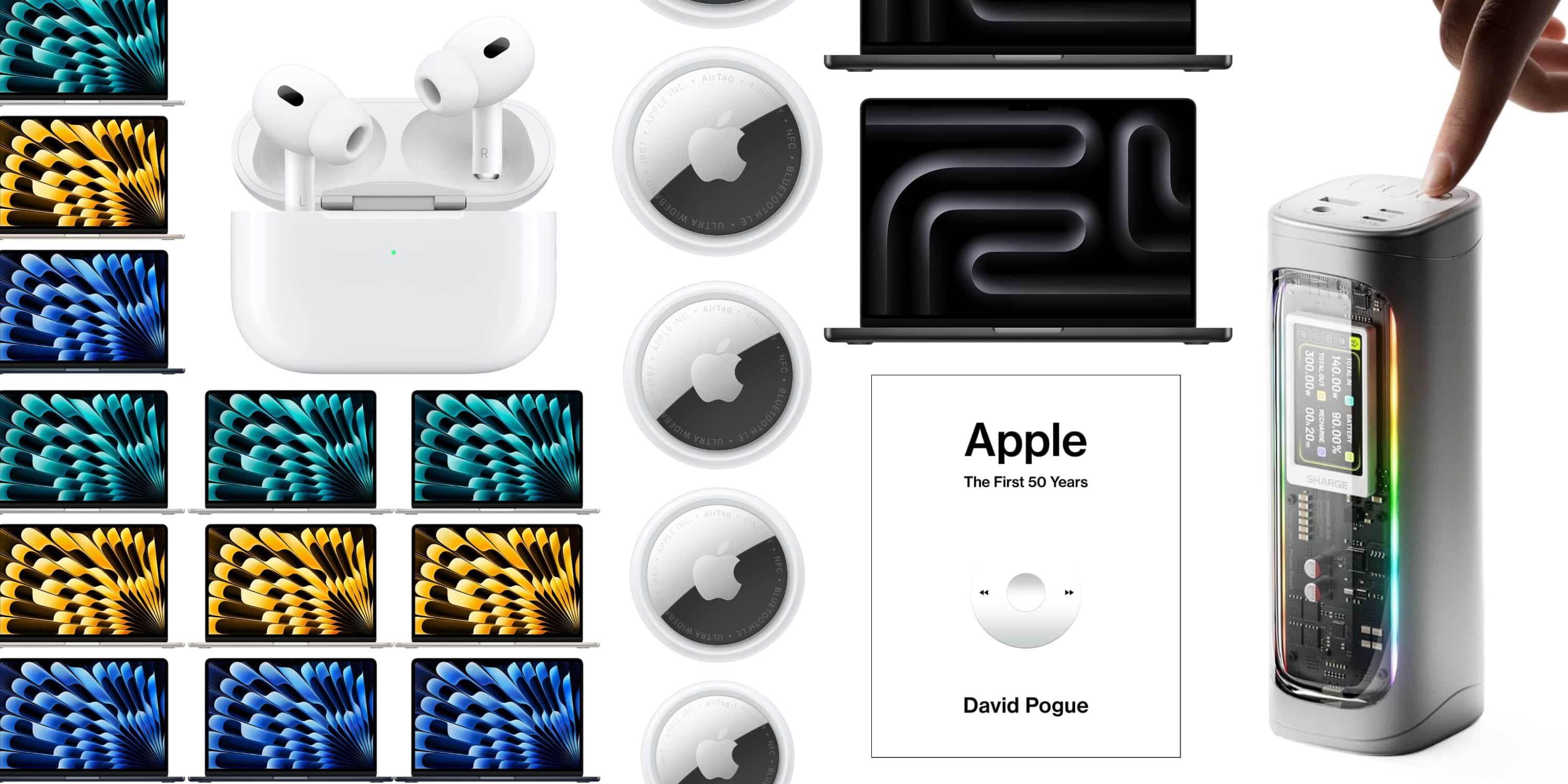 Скидки: M5 MacBook Air дешевле на $240 напрямую от Apple, AirPods Pro 3, AirTag 2, прозрачный металлический павербанк и многое другое