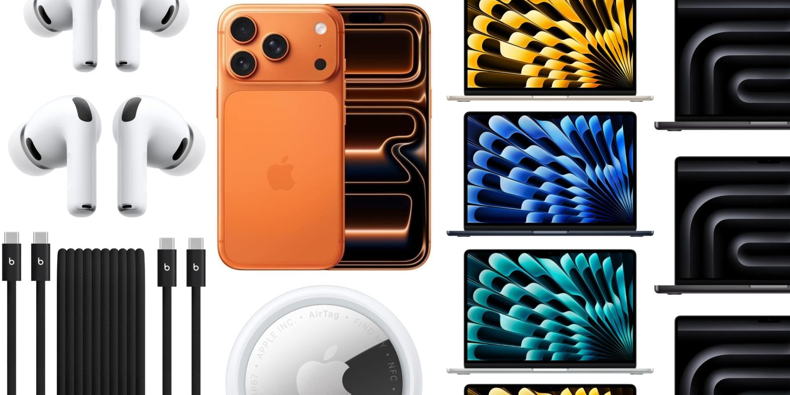 Deals: 24GB M5 MacBook Air $200 off, MacBook Pro $500 off, AirTag 2, AirPods, Beats cable $18, more