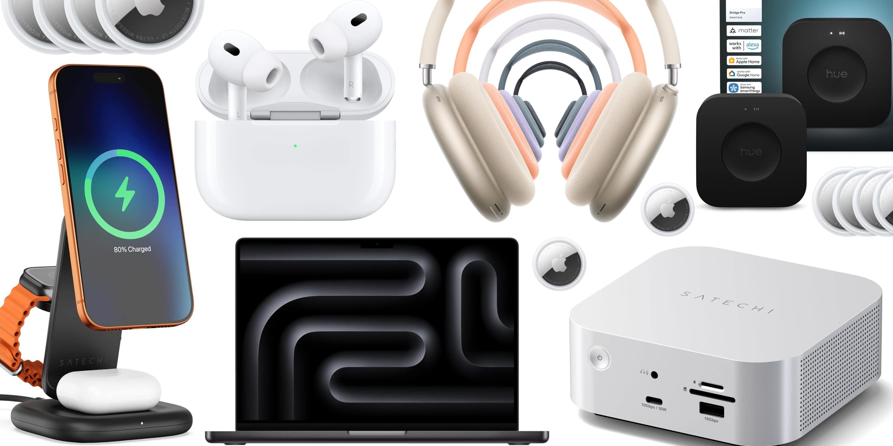 Скидки: AirTag 2, MacBook Pro M5 со скидкой $320, Philips Hue Bridge Pro, Satechi CubeDock со скидкой $100 и многое другое
