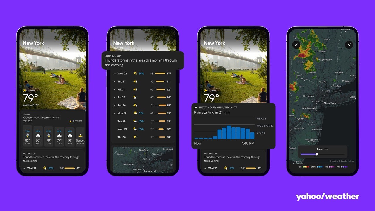 Yahoo Weather iOS app overhauled with new features and enhanced radar ...