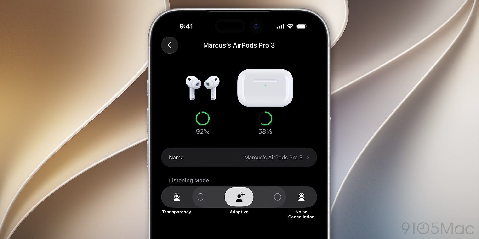 photo of iOS 27 beta 3 makes it easier to adjust AirPods Adaptive mode intensity image