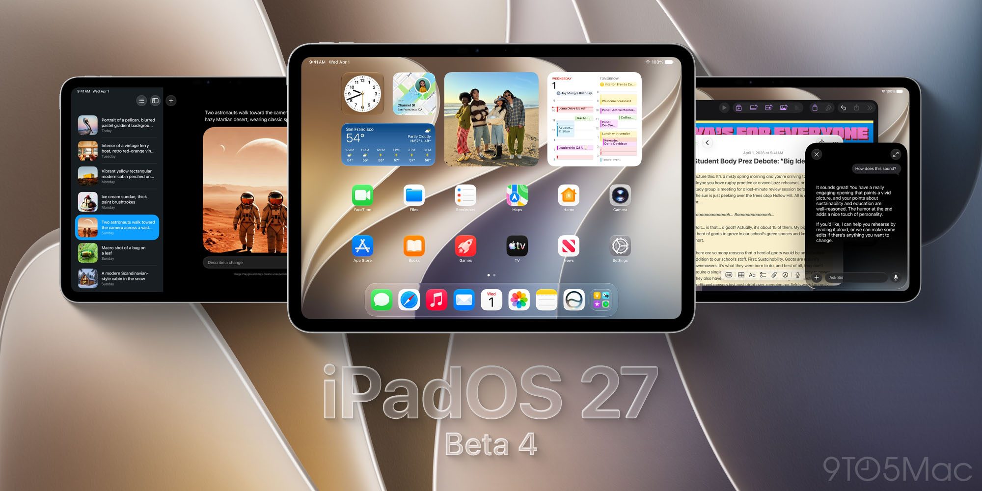Apple releases beta 4 for iPadOS 27, tvOS 27, and more