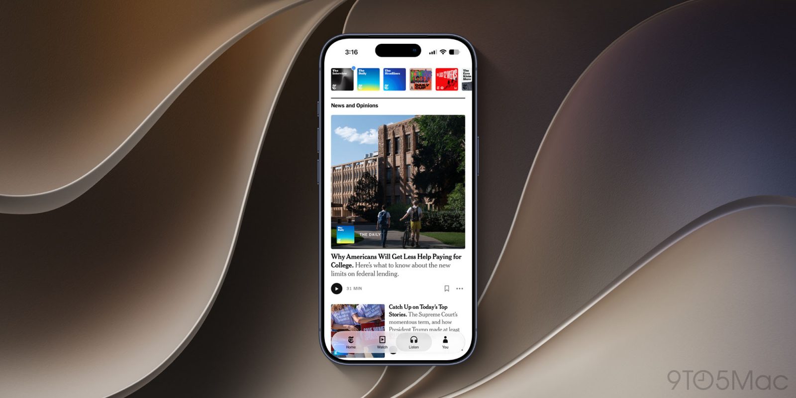 The New York Times app adopts Liquid Glass on iPhone