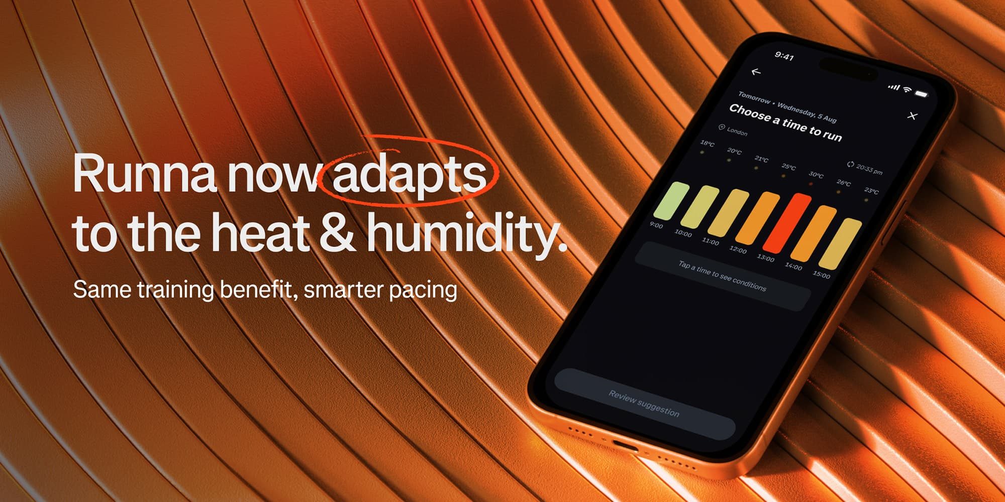 Runna now automatically adapts training paces based on heat…