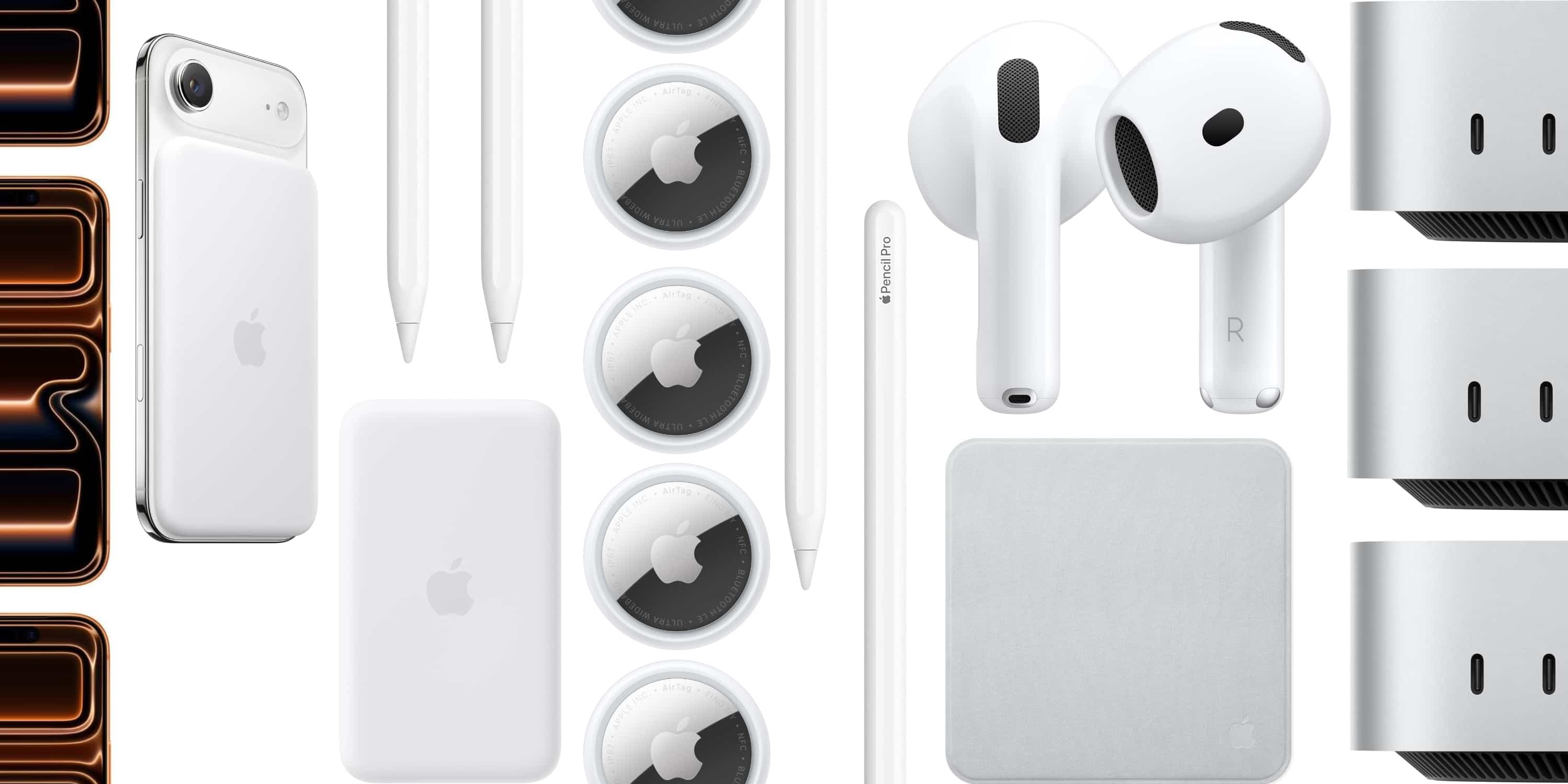 Скидки: AirPods от $80, аккумулятор MagSafe со скидкой до 60%, AirTag 2 по $20, Apple Pencil и многое другое