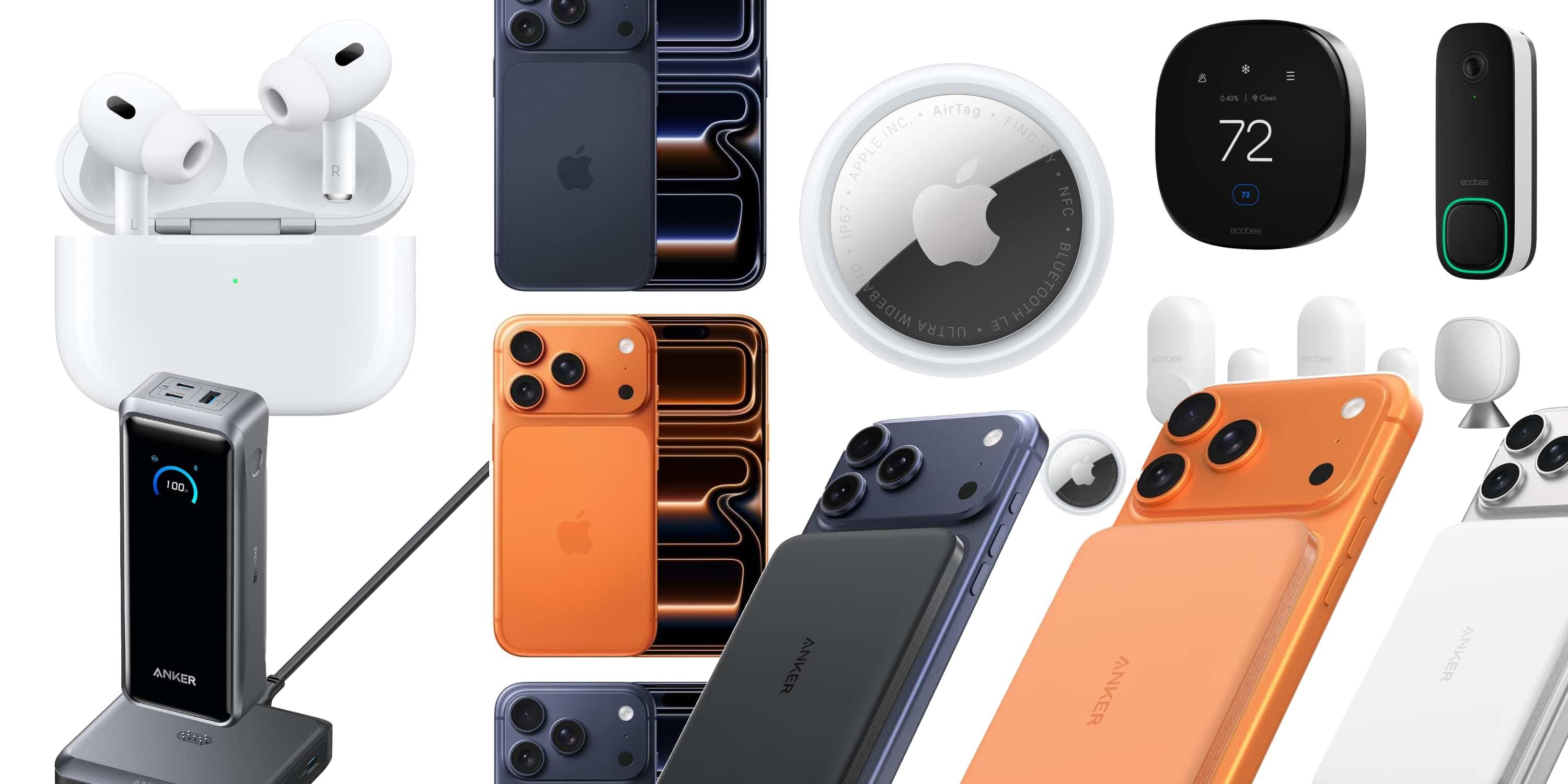 Скидки: iPhone 17 Pro дешевле на сумму до $285, AirTag 2, AirPods Pro 3, пауэрбанк Anker MagSafe Nano и многое другое