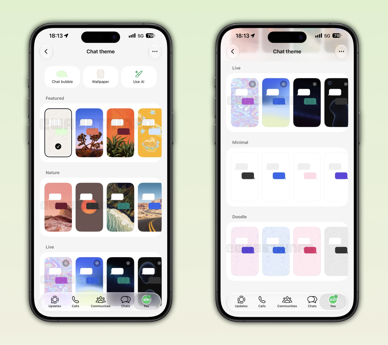 WhatsApp gets new chat themes, including animated wallpapers - 9to5Mac