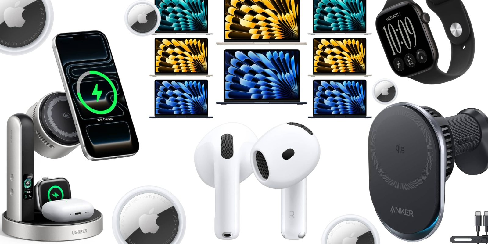 Deals: AirPods 5 $125, M5 MacBook Air $150 off, Apple Watch Series 12, 25W MagSafe car mount, more