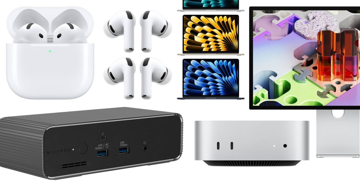 Deals: AirPods, M6 Mac mini, Apple Studio Display $330 off, Thunderbolt 5 dock, MacBook Air, more