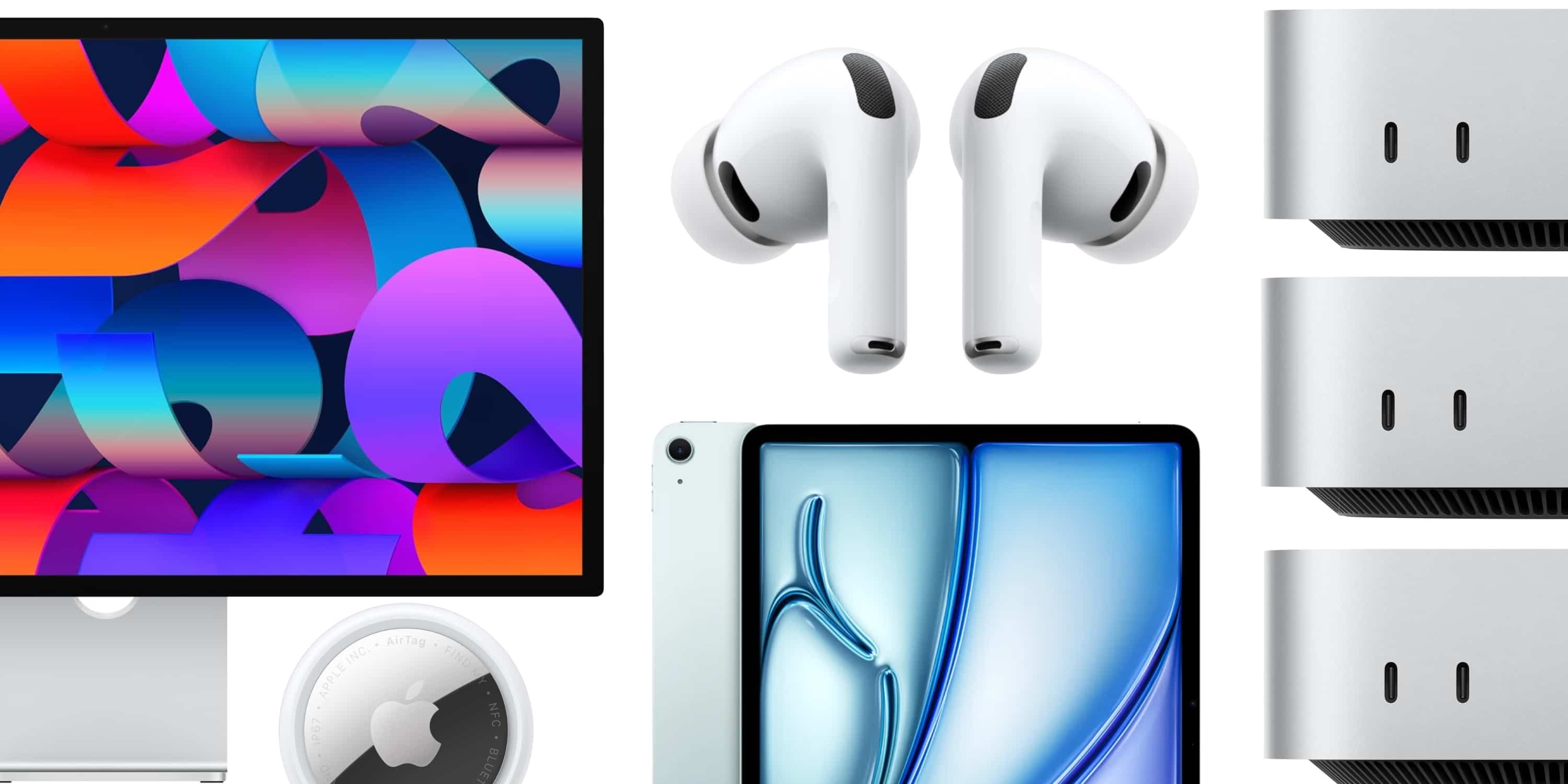Скидки: AirPods Pro 3, Apple Studio Display 2026 года со скидкой $214, iPad Air со скидкой $100, зарядные устройства и многое другое