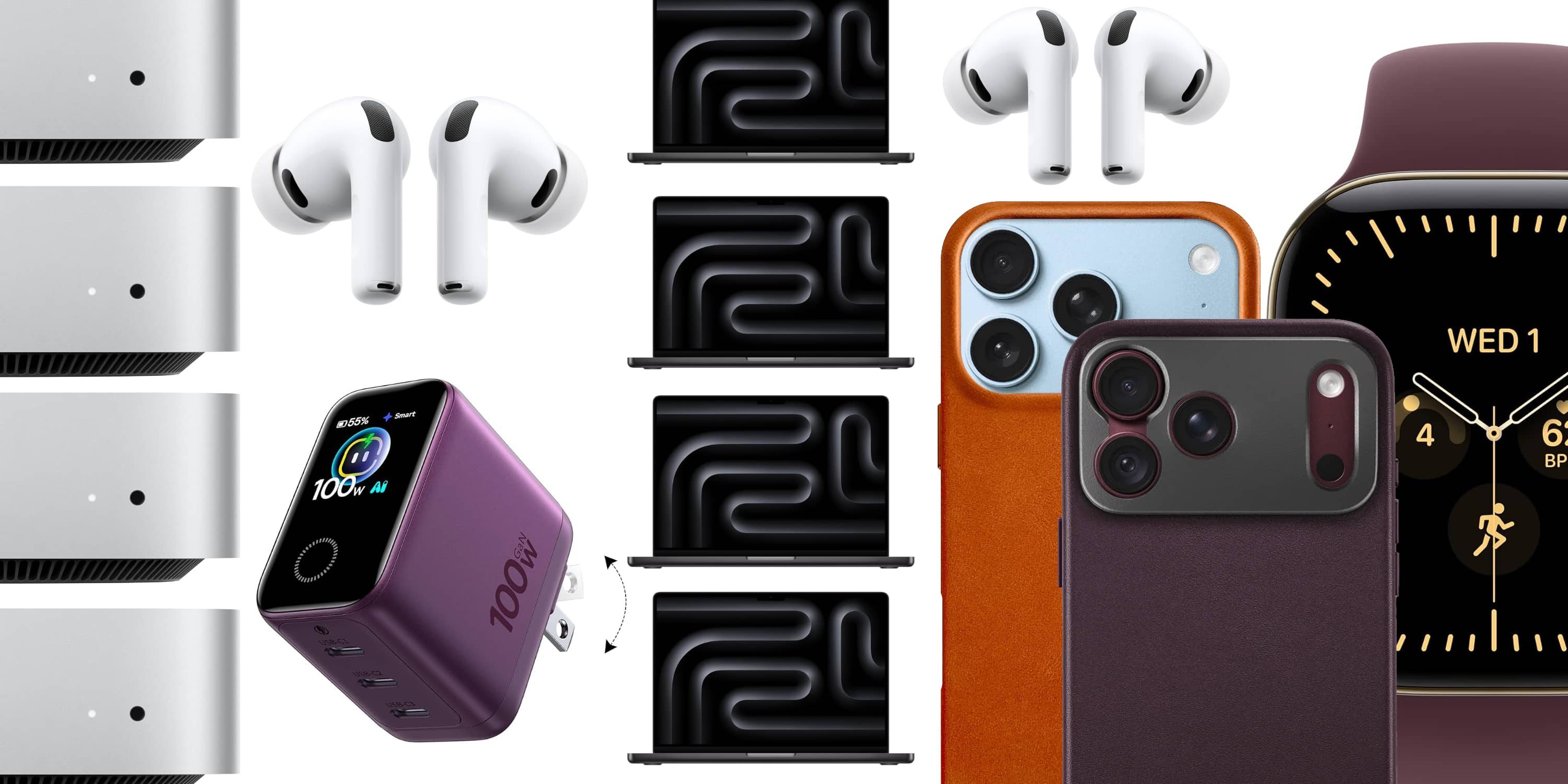 Скидки: AirPods Pro 3, чехлы и зарядные устройства для iPhone 18 Pro, M5 MacBook Pro дешевле на $320 и многое другое
