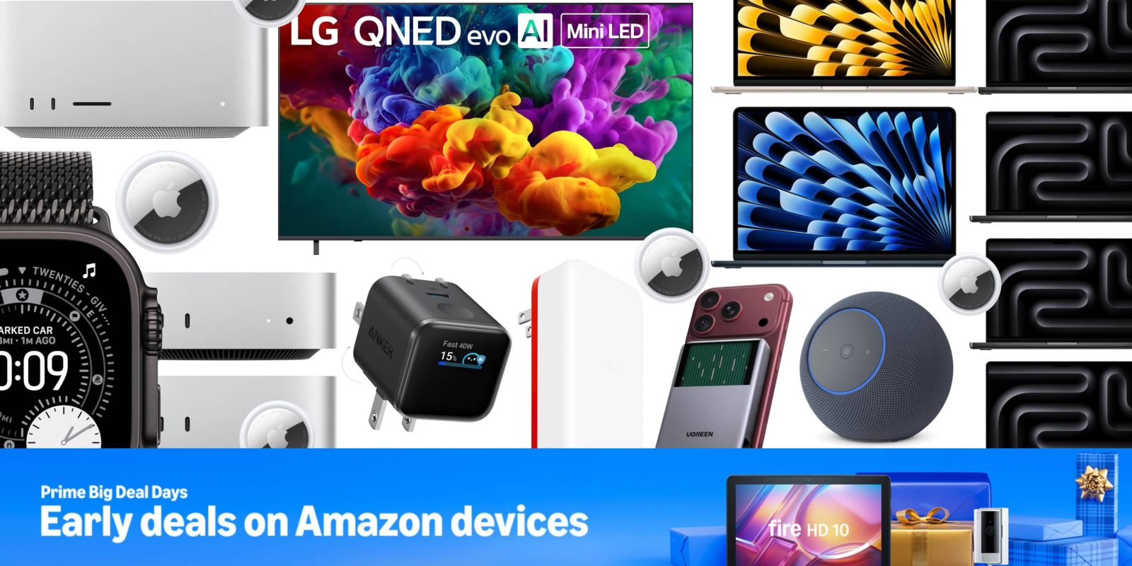 Early fall Prime Day deals now live: MacBook, AirTag 2, MagSafe gear, TVs, smart speakers, more