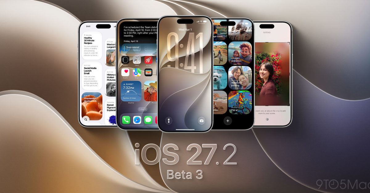 Apple releases third iOS 27.2 developer beta for iPhone