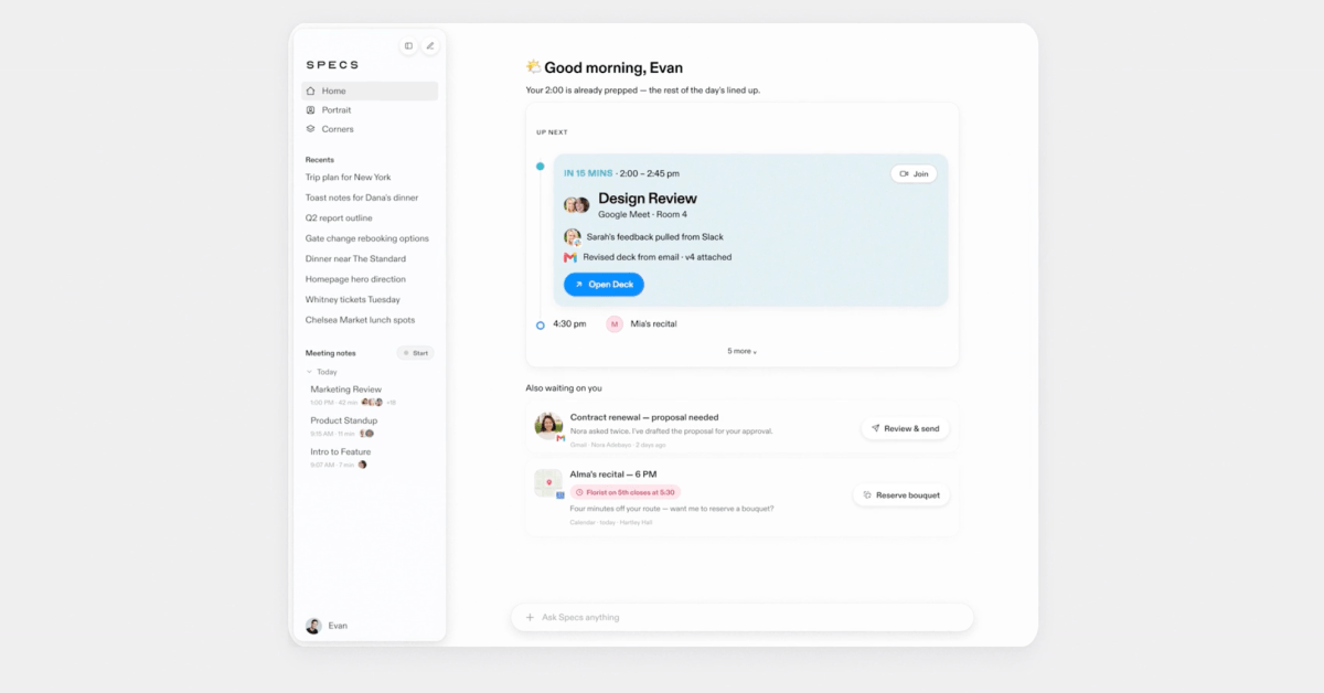 Snap announces Specs Intelligence app for iPhone and Mac, cellular variant of Specs Snap announces Specs Intelligence app for iPhone and Mac, cellular variant of Specs