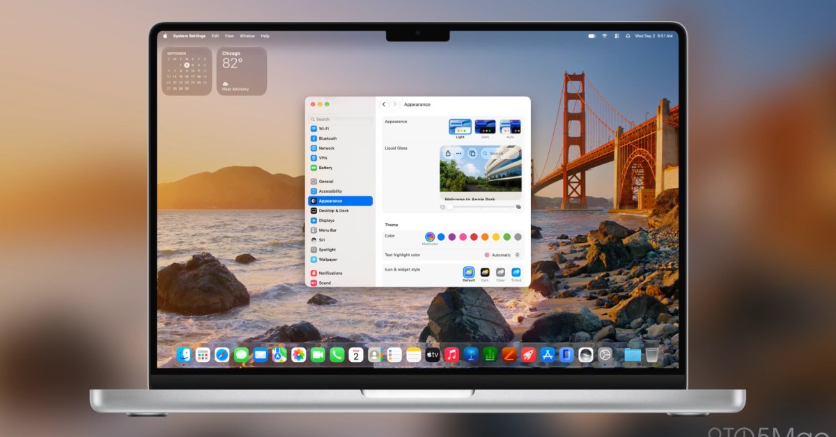 macOS 27 gives you more control over Liquid Glass macOS 27 gives you more control over Liquid Glass