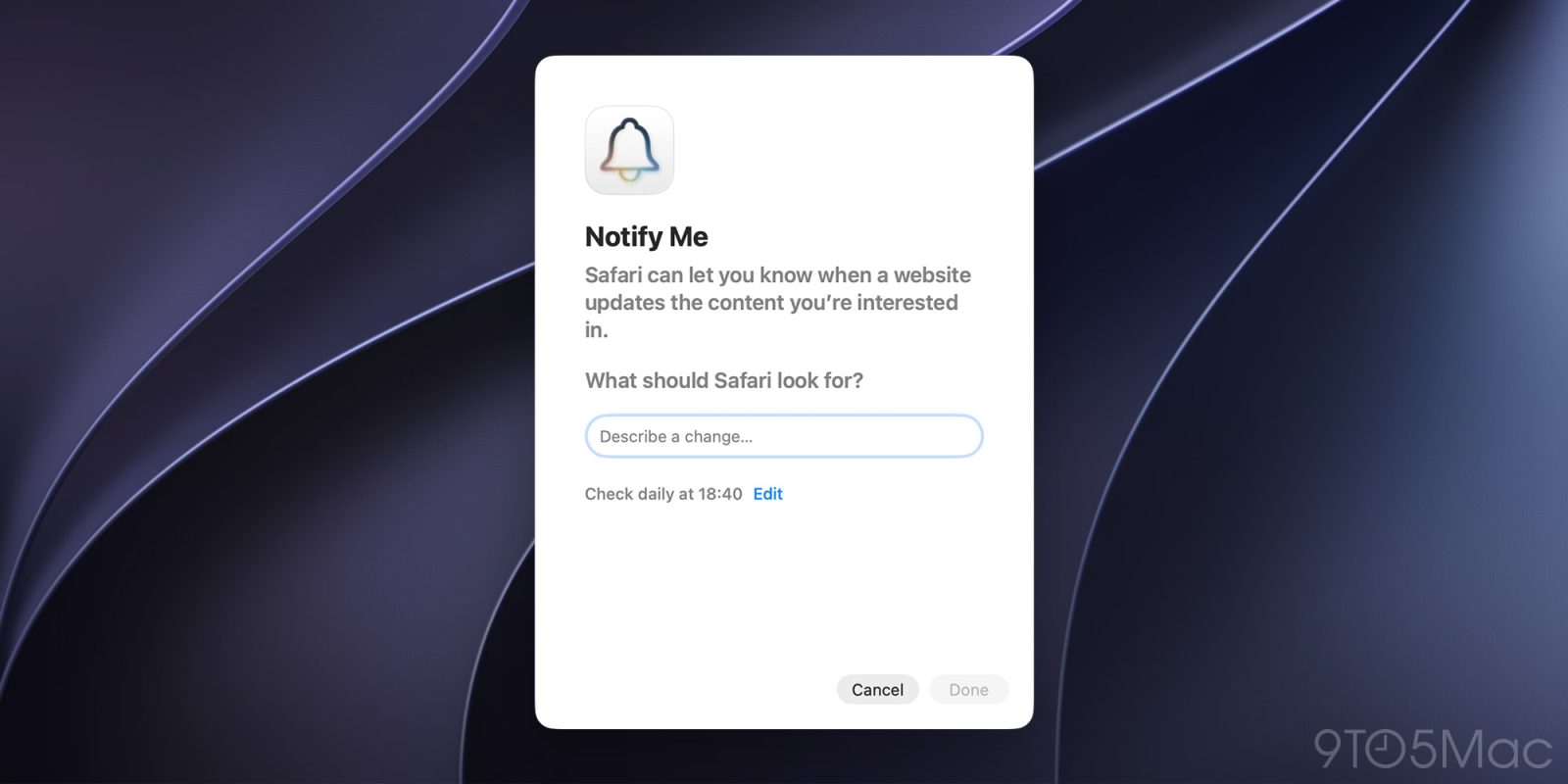 macOS 27: How to use the new ‘Notify Me’ feature in Safari