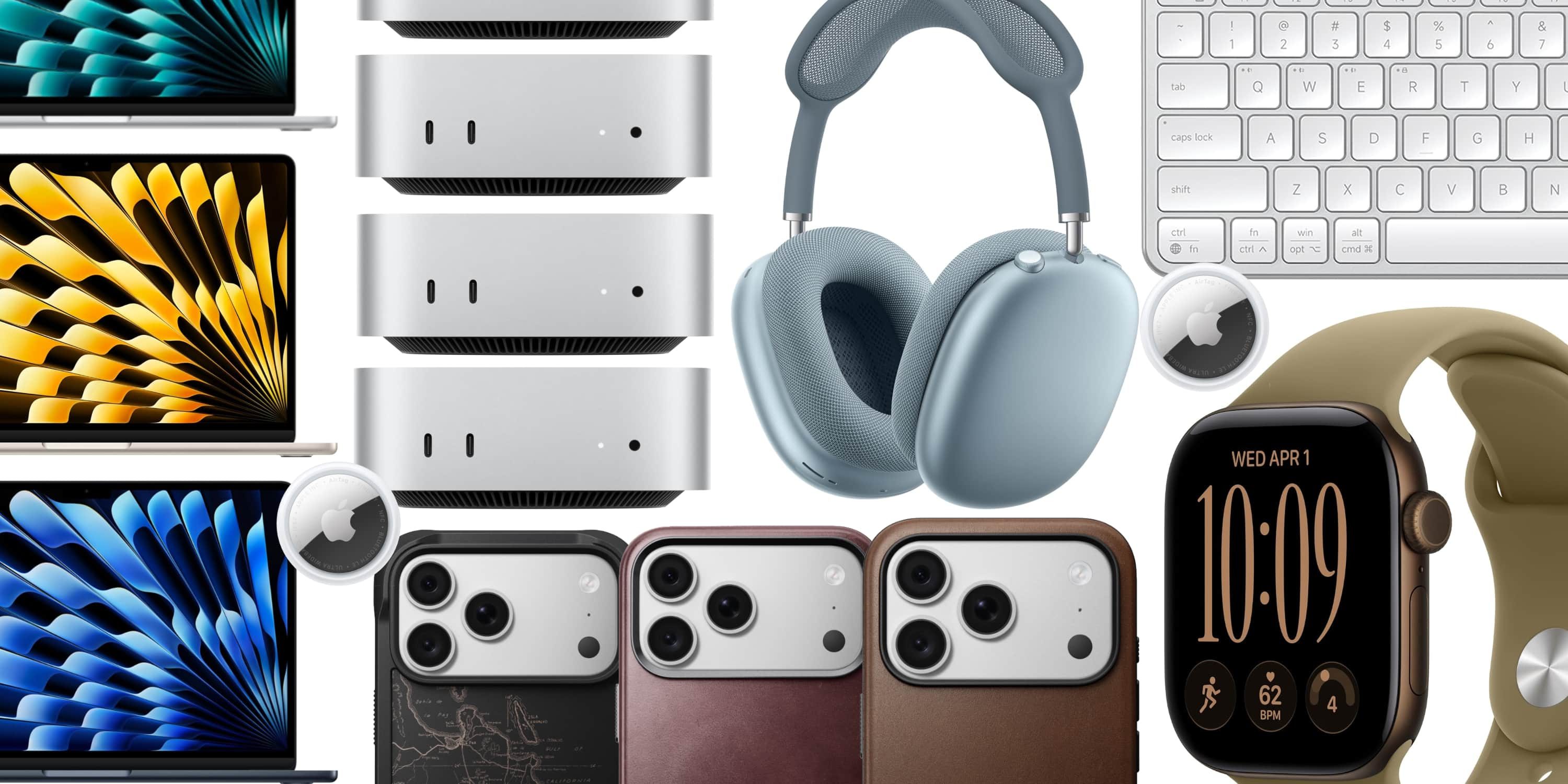 Скидки выходного дня от Apple: AirPods, скидки до 200 долларов на новые Mac, Apple Watch и многое другое — от 41 доллара