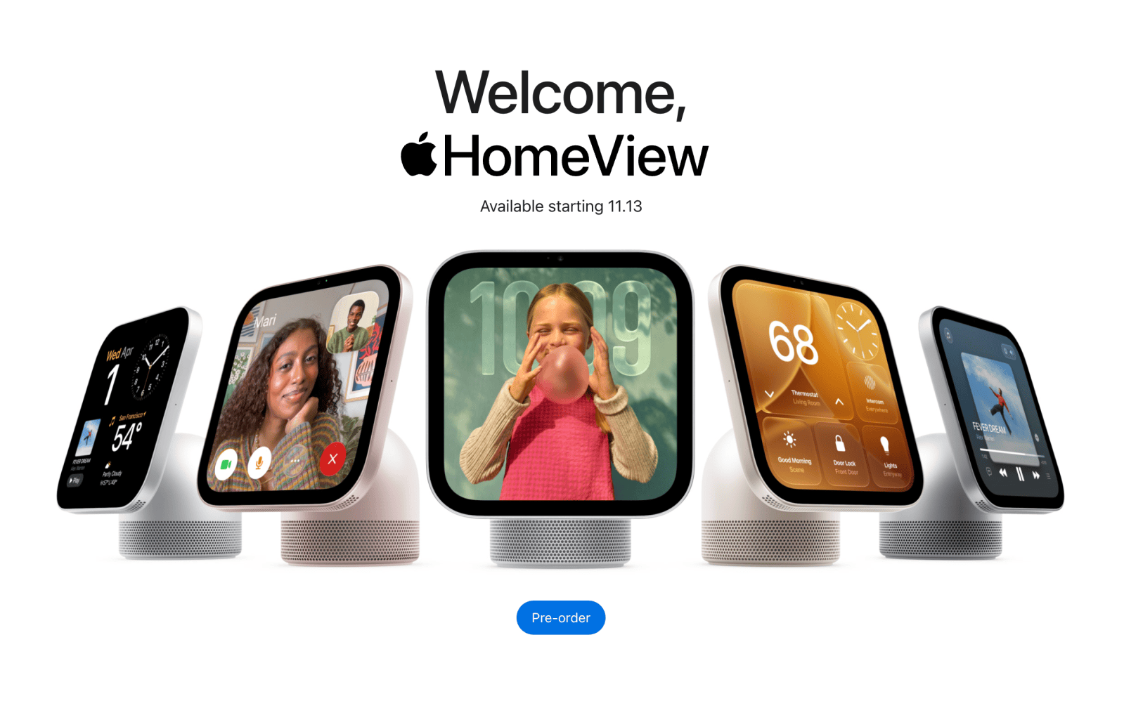 Apple unveils new HomeView smart display: pre-order today for $299