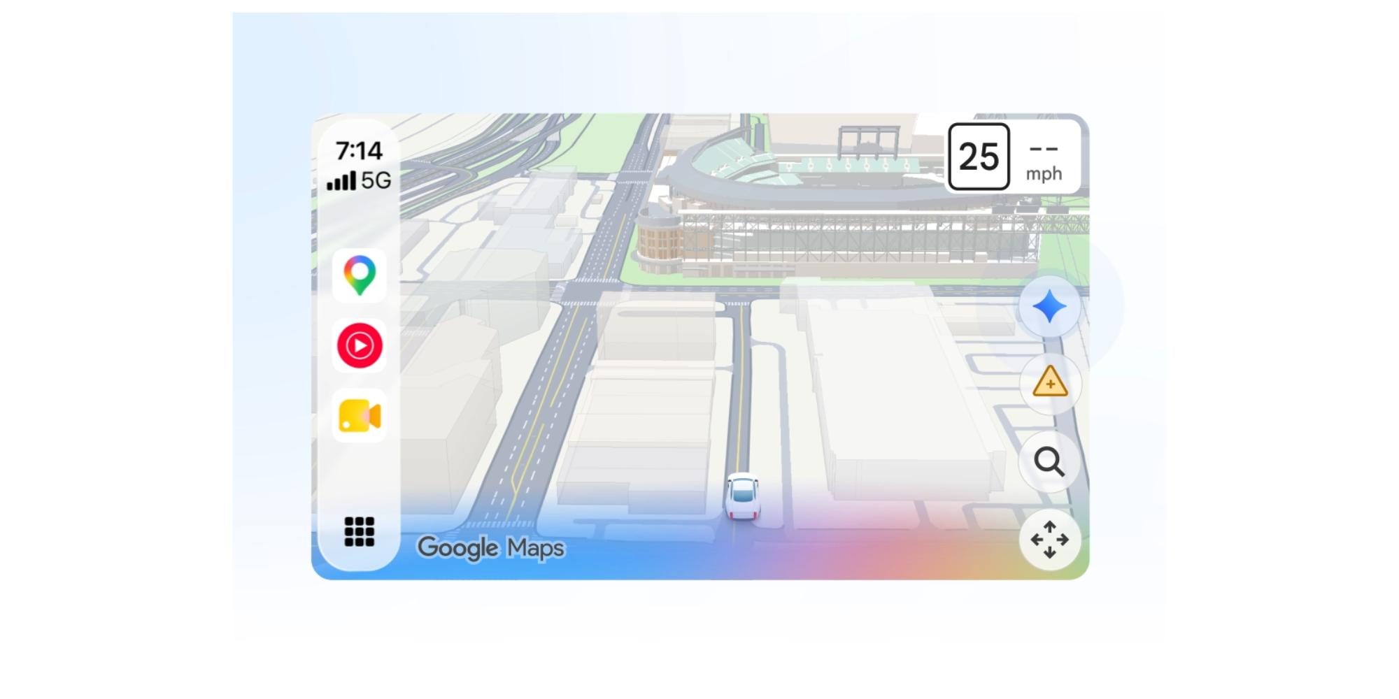 В Google Maps для CarPlay при навигации появляется Gemini