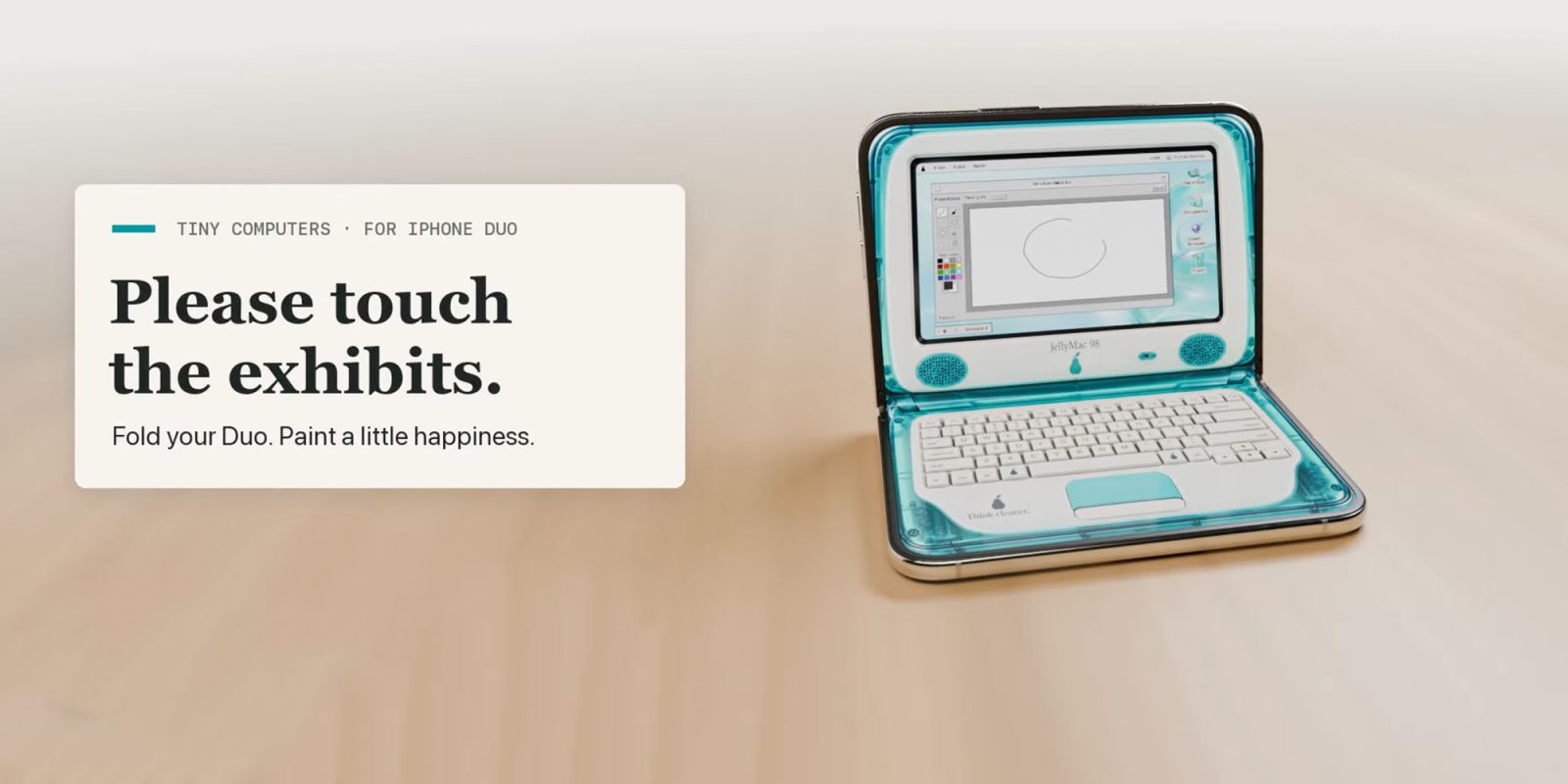 This super cute app turns your iPhone Duo into tiny vintage Macs