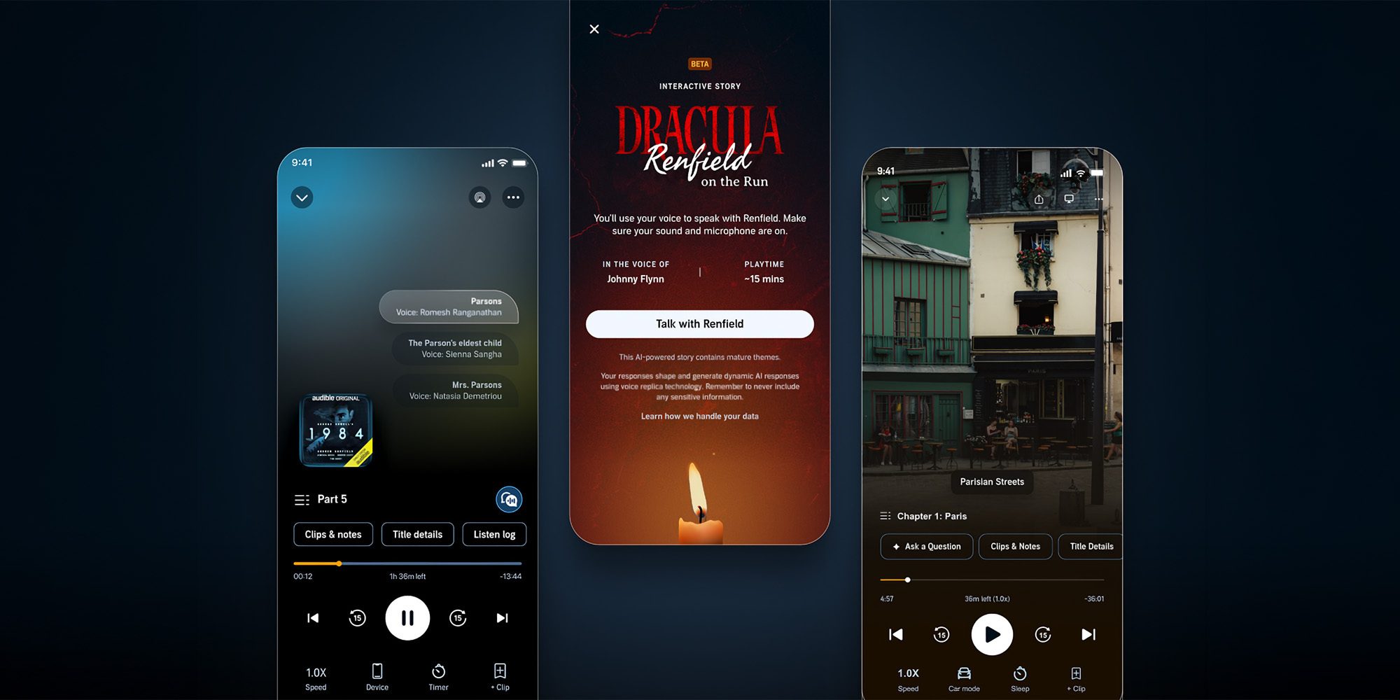 Audible announces AI-powered character guides, interactive…