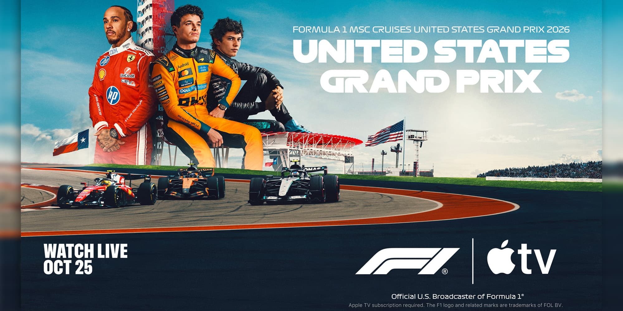 photo of Formula 1 gets Dolby Atmos support on Apple TV in the U.S. starting today image