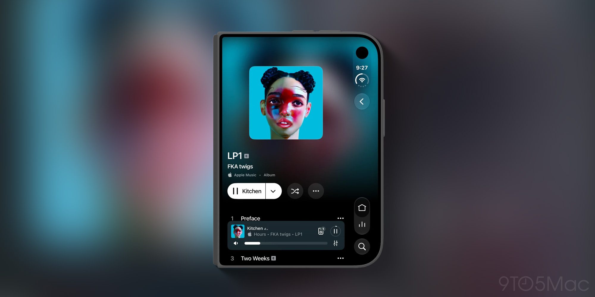 Sonos app on an iPhone Duo