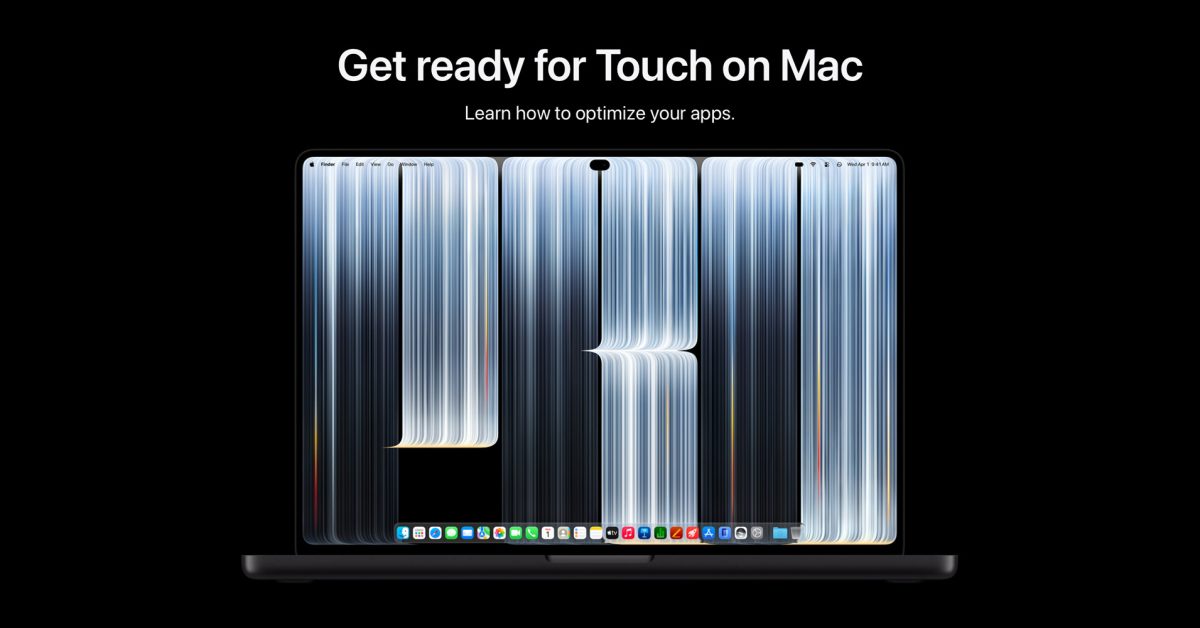 Apple releases touchscreen Mac developer videos, with live sessions coming in November